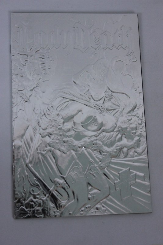 Lady Death The Crucible #1 ( 1996) Silver Embossed NM