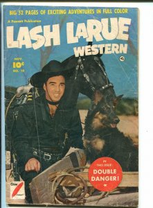 LASH LARUE #10-1950-FAWCETT-WESTERN-BLACK DIAMOND-FRONTIER PHANTOM-vg minus