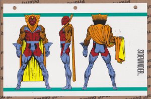 Official Handbook of the Marvel Universe Sheet - Sidewinder