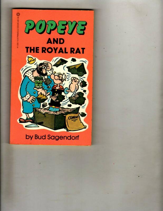 Lot of 7 Popeye Tempo Pocket Books #1 2 3 4 Sailor Royal Rat Spook Isaland WS15