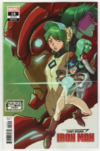 Tony Stark Iron Man #18 Kerschl 2099 Variant (Marvel, 2020) NM