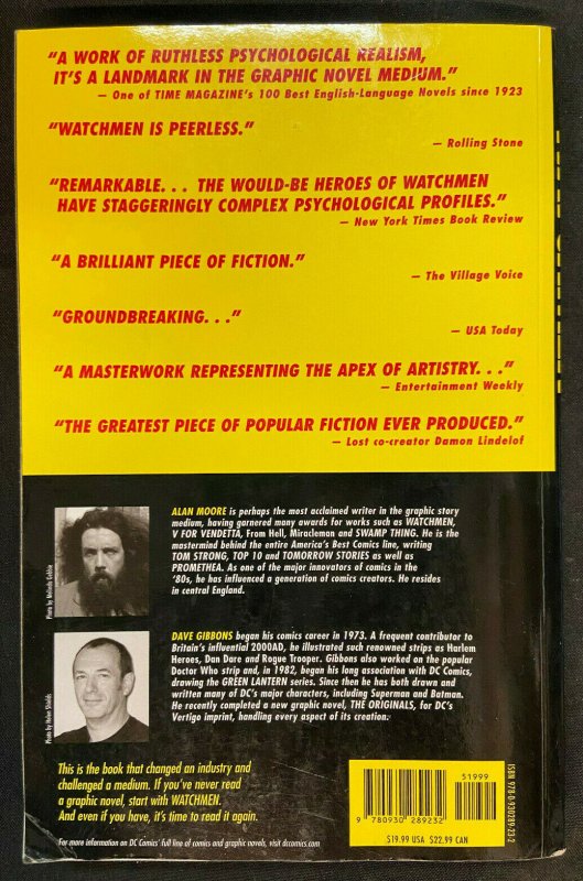 THE WATCHMEN GRAPHIC NOVEL REPRINTS #1-12 ALAN MOORE DAVE GIBBONS 7.5 