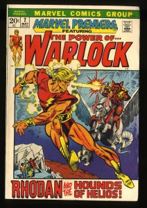 Marvel Premiere #2 FN 6.0 Warlock!