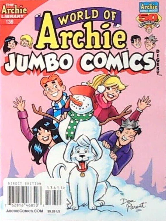 World of Archie (Jumbo Comics) Double Digest #136 VF ; Archie | Snowman