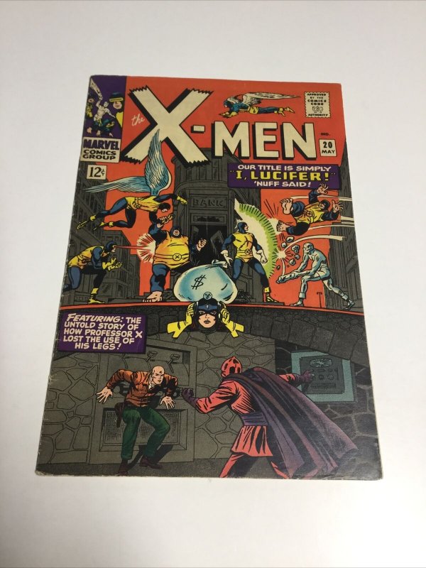 X-Men 20 Fn- Fine- 5.5 Marvel Comics Silver Age