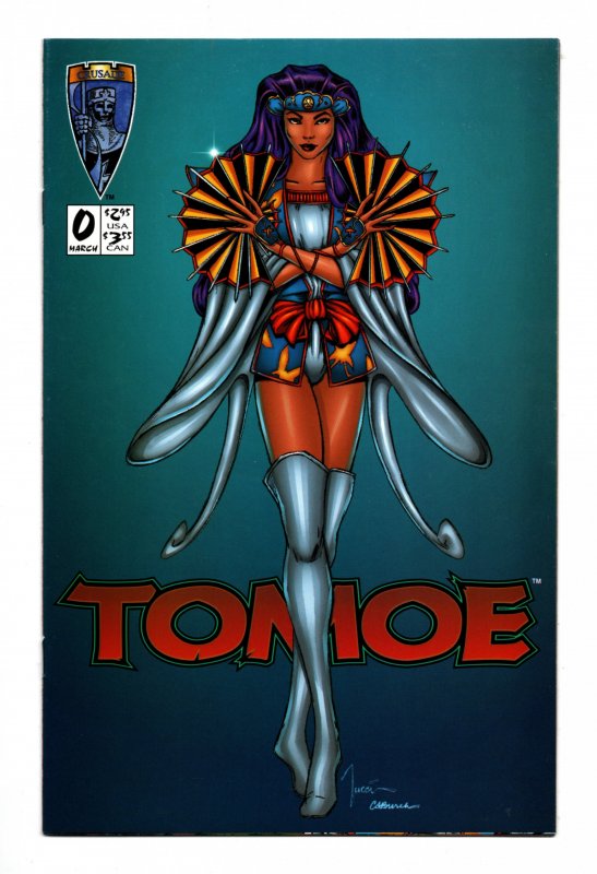 TOMOE #00 (1996) BILLY TUCCI | BLUE VARIANT | CRUSADE COMICS