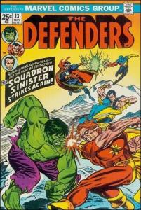 Marvel THE DEFENDERS (1972 Series) #13 FN+
