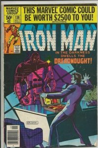 Iron Man #138 ORIGINAL Vintage 1980 Marvel Comics 