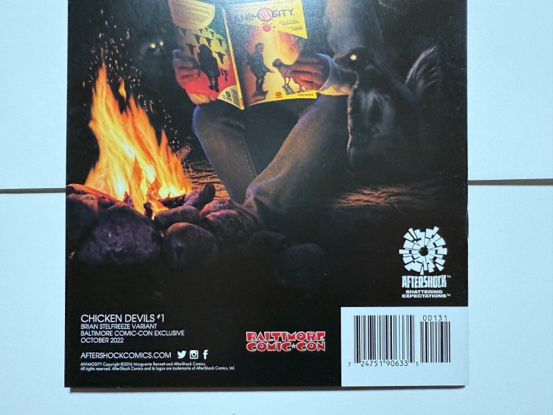 Chicken Devil # 1 NM Stelfreeze Variant Cover Aftershock Comic Book 2 J402