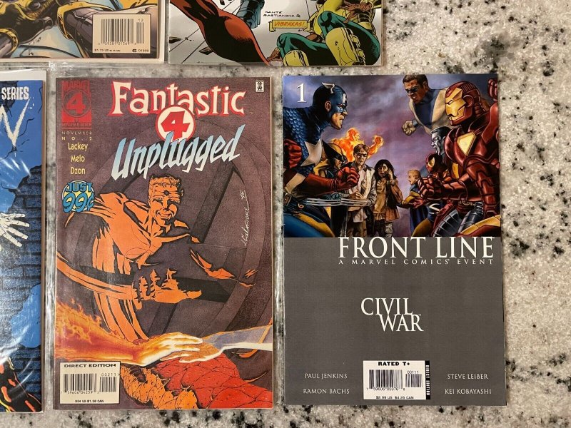 5 Marvel Comics Front Line 1 + Fantastic 4 Unplugged 2 + Falcon 1 Force 1 2 J967