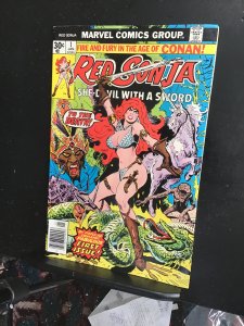 Red Sonja #1 (1977) 1st issue she devil with a sword Thorn art! NM- C;vill CERT!