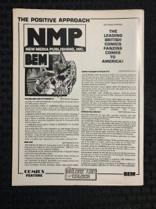 1982 COMICS FEATURE Fanzine Magazine #20 VG 4.0 Brent Anderson / New Mutants