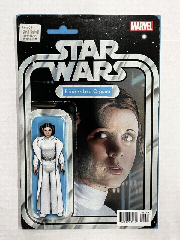 Star Wars Princess Leia #1 VF+ Action Figure Variant 2015 Marvel Comics C270