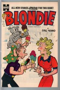 Blondie # 65 1954-Harvey-ice cream cover-Chic Young-file copy-VF+ 