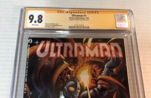 Ultraman (1993) #1 CGC 9.8 (SS) Signed Ken Steacy ~ Harvey Publication