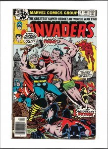 The Invaders #33 (1978) Thor Appearance