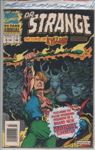 DR STRANGE #3, Annual, NM-, Sorcerer Supreme, 1993, Doctor, Kyllian, Sealed