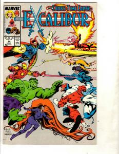 14 Excalibur Marvel Comics # 1 2 3 5 12(2) 13 14 15 16 17 19 22(2) WS5