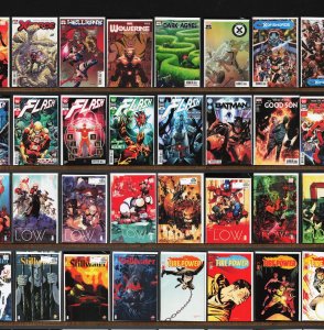 Huge Lot 150+ Comics with Low, X-Men, Nightwing, The Flash, Batman & More!