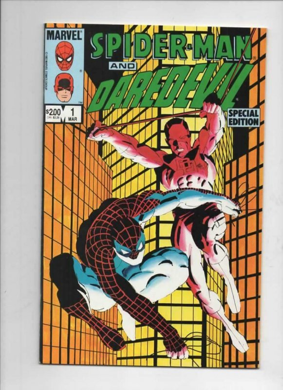SPIDER-MAN and DAREDEVIL Special Edition #1, VF/NM, Frank Miller, 1984, Marvel