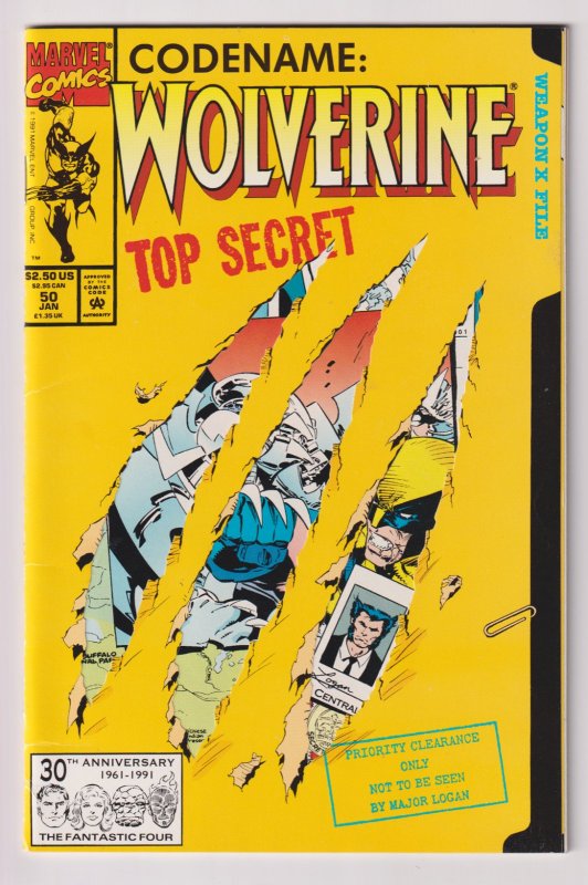 Marvel Comics! Its Wolverine! Issue #50! 1st appearance of Shiva! 