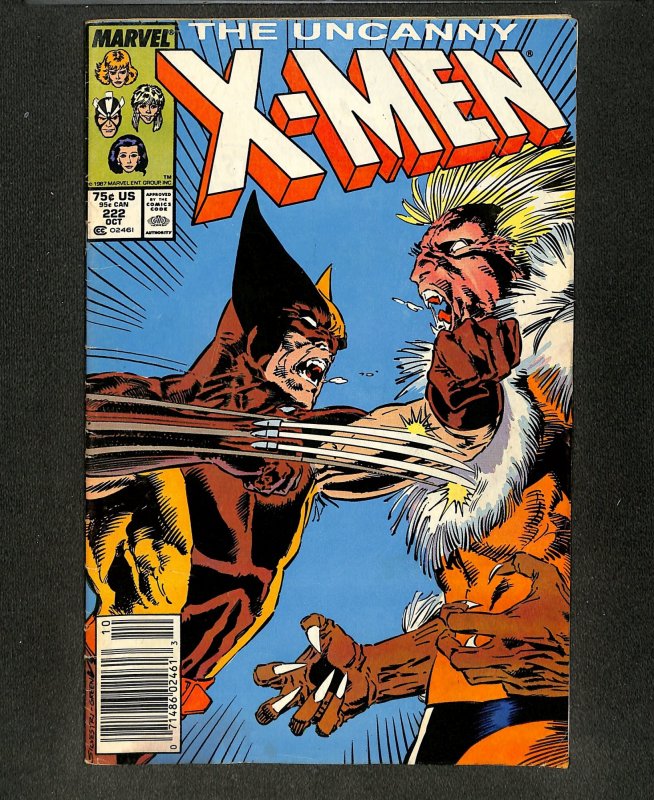 Uncanny X-Men #222 Newsstand Variant