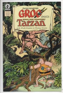GROO meets TARZAN #1, NM, Sergio Aragones Tom Yeates, 2021 Burroughs