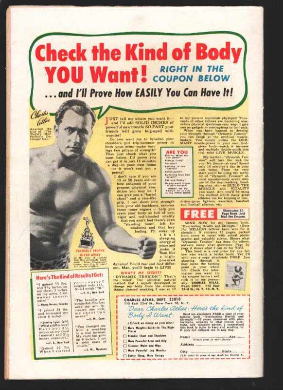 T-Man #37 1956-Quality-Fight the Commies-Red Trial By Fire-Marking on cover...