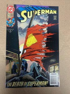 Superman #75 Jan. '93 DC Comic Book THE DEATH OF SUPERMAN 70992306756