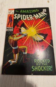 The Amazing Spider-Man #72 (1969)rocked by the Shocker
