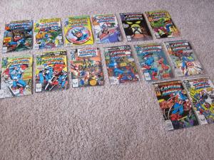 Captain America #248-250 #252 256 257 + Fine (6.0) 15 book lot (551J)