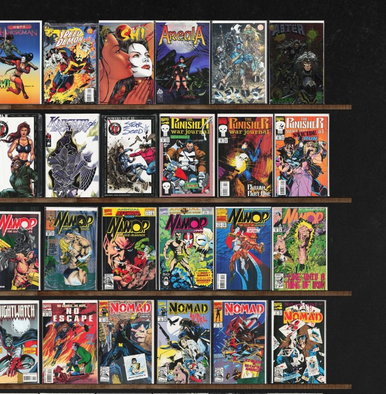 Huge Lot 150+ Comics with Archer & Armstrong, Namor, The Sub Mariner & More!