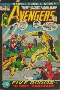 Avengers #101 ORIGINAL Vintage 1972 Marvel Comics