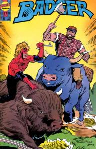 Badger #42 FN ; First | Mike Baron Paul Bunyan