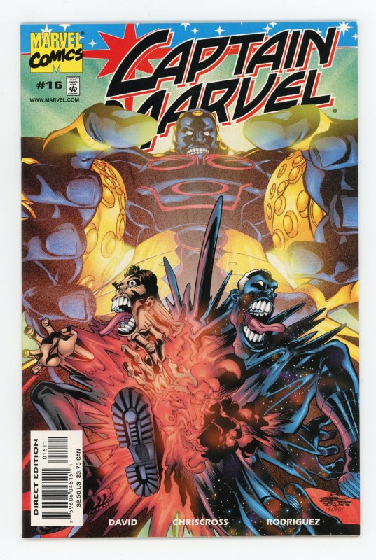 Captain Marvel #16 (1999 v4) Peter David Psycho-Man Drax the Destroyer NM