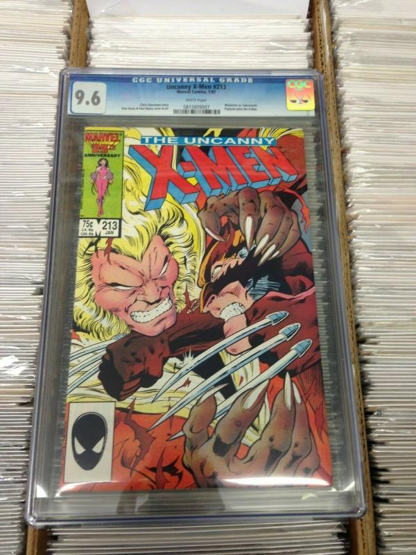 Uncanny X-men 213 CGC 9.6 Universal