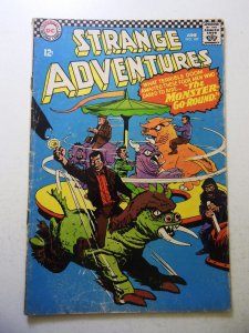 Strange Adventures #189 GD+ Cond centerfold detached, cover detached at 1 staple