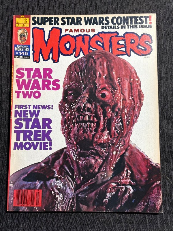 1978 FAMOUS MONSTERS Magazine #145 FVF 7.0 Star Trek Movie / Godzilla