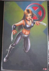 SIGNED Tyrine Carver X-23 Print!11x17 NM Marvel Wolverine X23