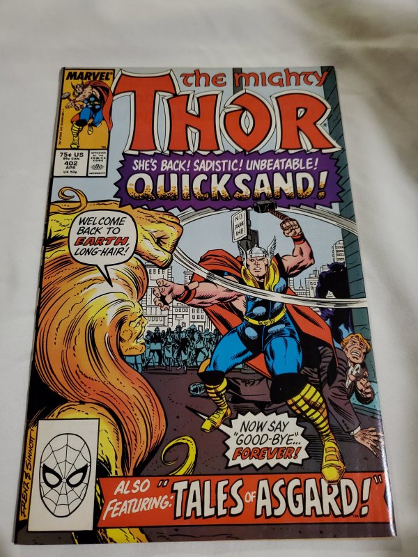 Thor 402 Near Mint Cover pencils by Ron Frenz