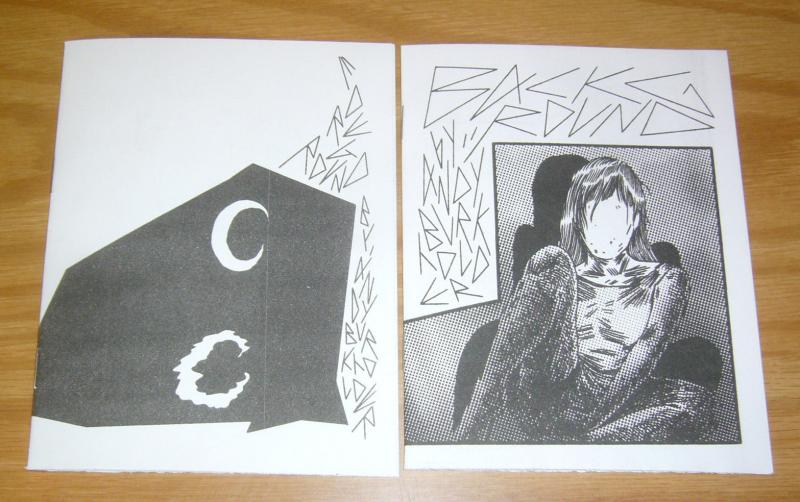 Background #1-2 VF/NM complete series - andy burkholder - oily comics - mini set 