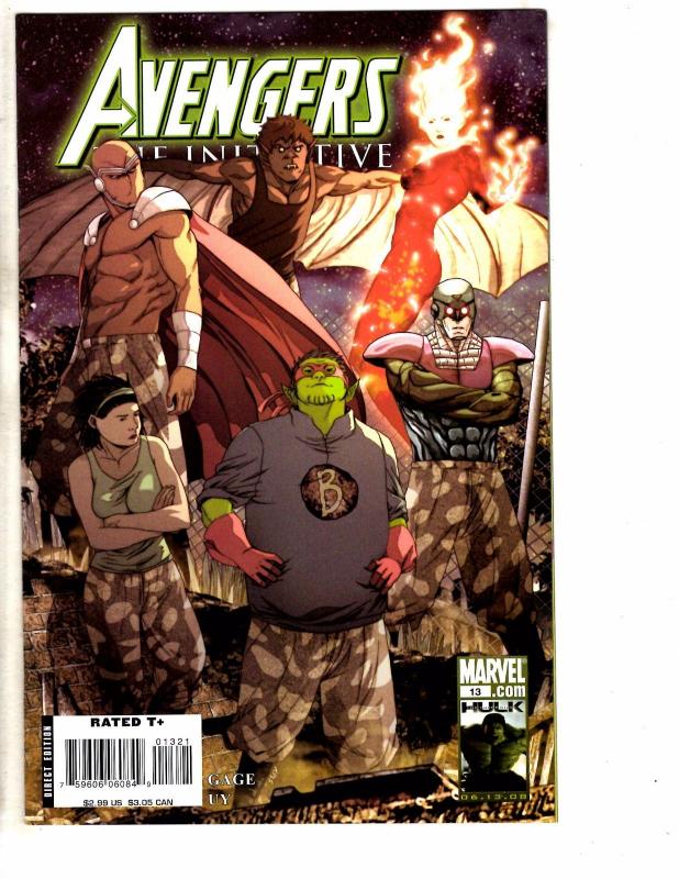 Avengers The Initiative # 13 NM 1st Print Variant Cover Marvel Comic Book BN1