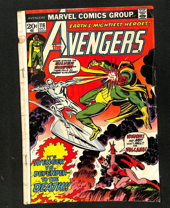 Avengers #116 Silver Surfer!