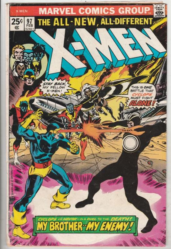 X-Men #97 (Feb-76) VG- Affordable-Grade X-Men