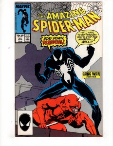 The Amazing Spider-Man #287 (VF/NM) 1987 Black Costume DAREDEVIL Appearance