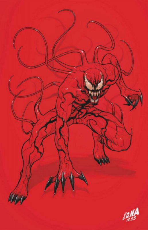 VENOM #254 ? 1:50 DAVID NAKAYAMA COLOR BLOCK RED VIRGIN VARIANT