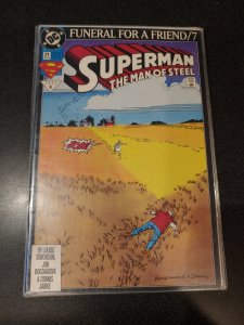 SUPERMAN THE MAN OF STEEL #21 NM