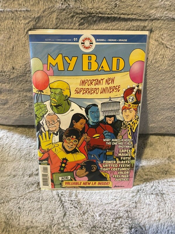 Lot of 2 Books My Bad #1 & 3 Ahoy Comics 2021 