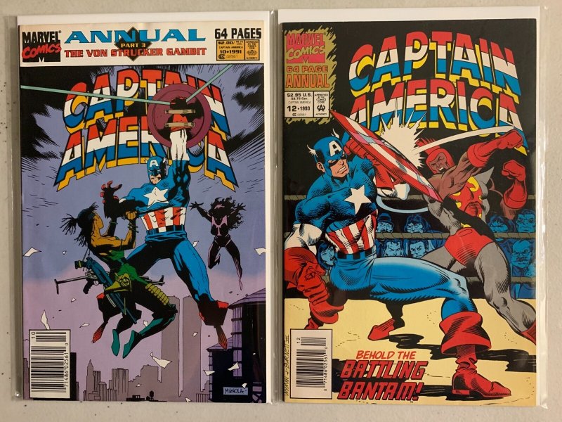 Captain America comics lot #342-451 + 2 annual 26 diff (1988-96)