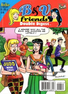 B And V Friends Double Digest #228 VF/NM ; Archie | Betty Veronica judo